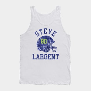 Steve Largent Seattle Helmet Font Tank Top